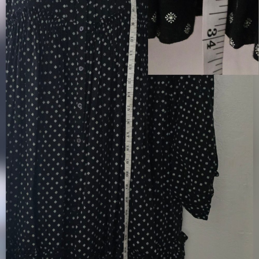 FREE PEOPLE Full Swing Mini Dress/Tunic w/Removable Slip - Picture 6 of 11